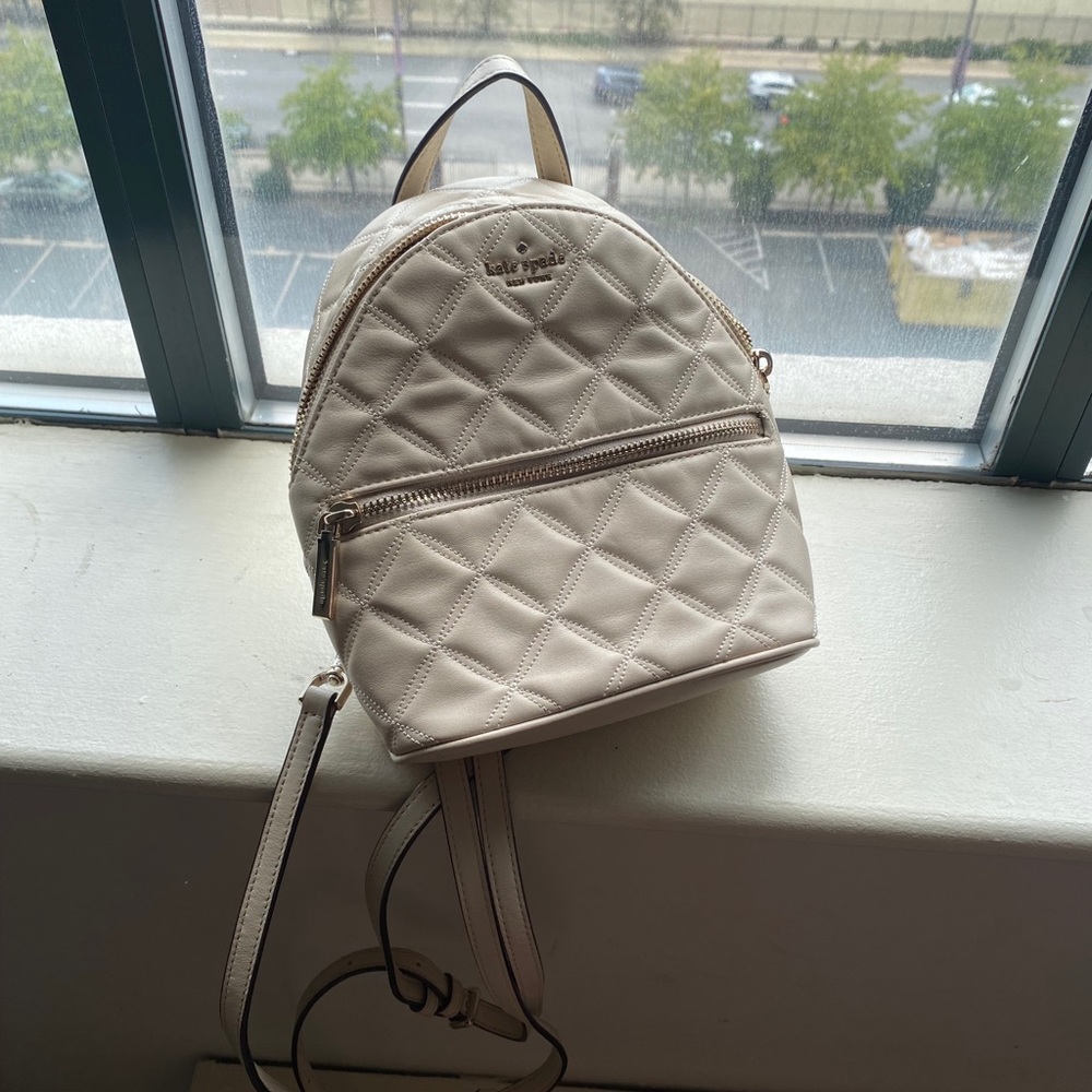 Kate Spade Mini Convertible Backpack - Cream